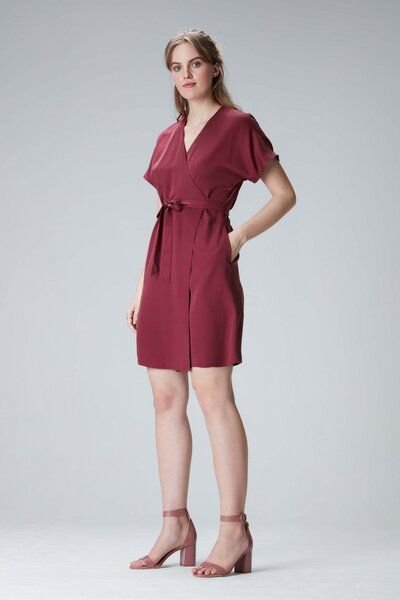 Studio Hertzberg Wickelkleid "CAAR-MEN" aus Tencel