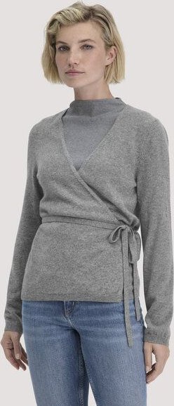 hessnatur Strick Jacke Relaxed aus Schurwolle mit Kaschmir