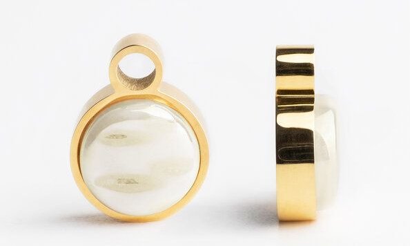 ALEXASCHA Anhänger für Ohrringe | Mix & Match Charms | Gold