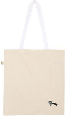 Coffee Fashion Siebträger | Bestickte Bio Baumwoll Tragetasche