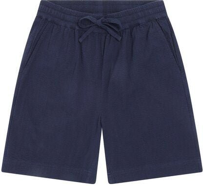 KnowledgeCotton Apparel Weite Seersucker-Shorts POSEY aus Bio-Baumwolle