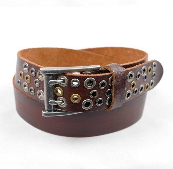 zweisser Nietengürtel Napo Unisex