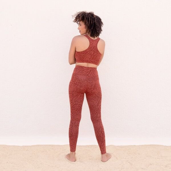 Jaya GLORIA LEO - Damen - Sportsbra mit Racer-Back aus TENCEL Lyocell/Biobaumwoll-Mix