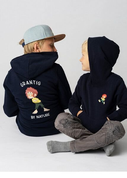 Bavarian Caps Kids Hoody Pumuckl Grantig By Nature - Dunkelblau
