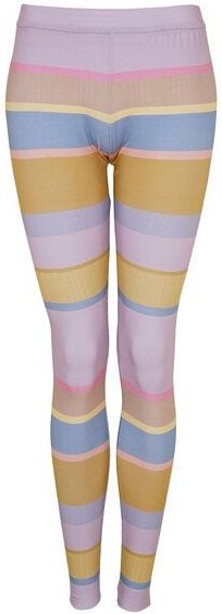 Lena Schokolade Leggings Pastell Stripes
