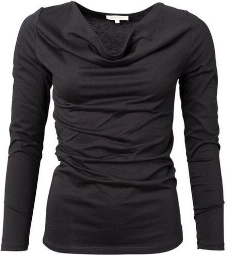 Alma & Lovis Langarmshirt mit Wasserfallausschnitt | Cascade Shirt