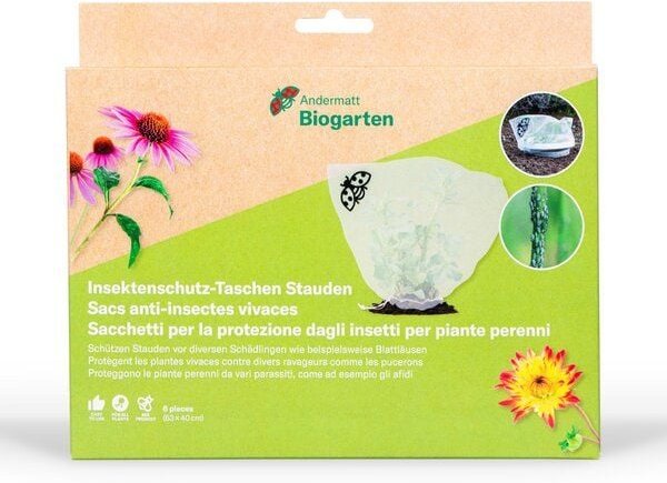 Andermatt Biogarten Insektenschutz-Taschen für Gemüse und Stauden – Schutzbeutel für Einzelpflanzen gegen zufliegende In...