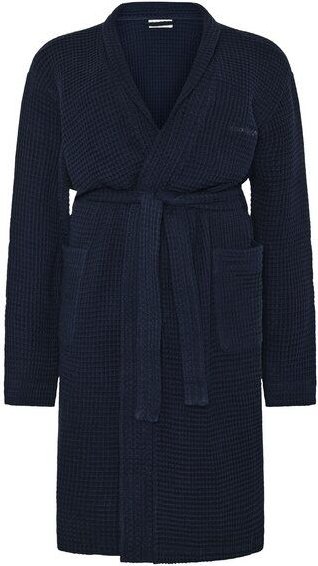 KnowledgeCotton Apparel Bademantel WAFFLE aus Bio-Baumwolle