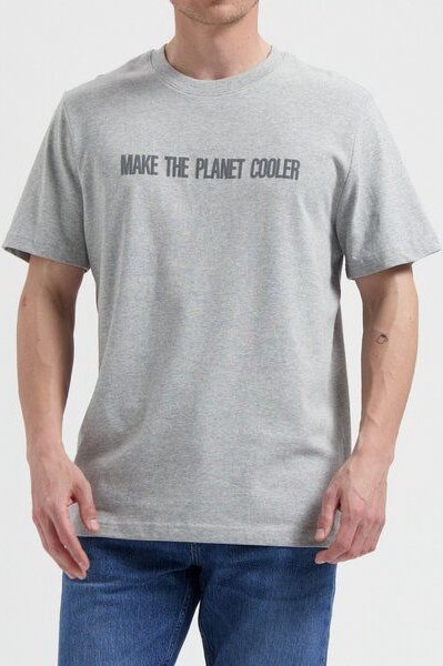 MUD Jeans Robin Tee - Heather Grey