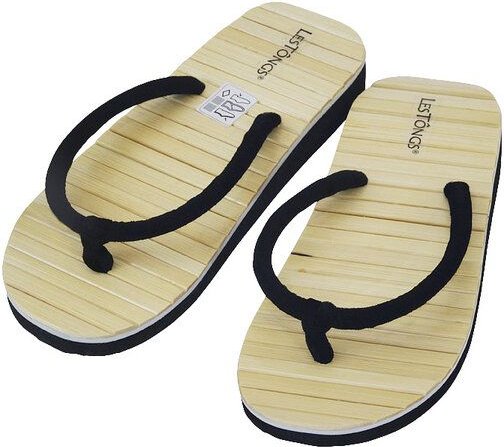 Les Tôngs BAMBOO-U gesunde Zimtlatschen - vegane Flip-Flops mit Zimtsohle
