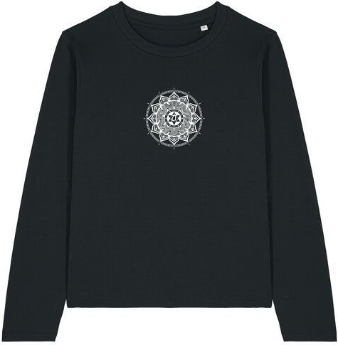 Brandless Basic Bio Damen Longsleeve Anahata Chakra 180 g/m² XS - XXL