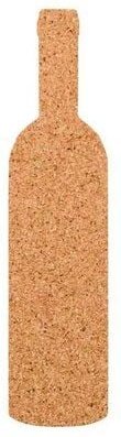 Kork-Deko Weinflasche als Pinnwand aus Kork XXL ca. 80x50 cm