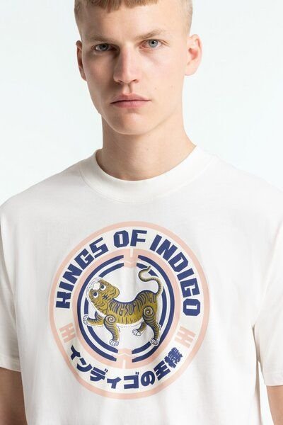 Herren T-Shirt PENDA Tiger Cloud von KINGS OF INDIGO, Biobaumwolle