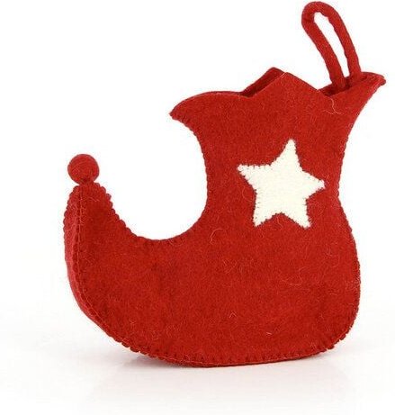 Mitienda Shop Handgemachter Stiefel Nikolaus aus Filz