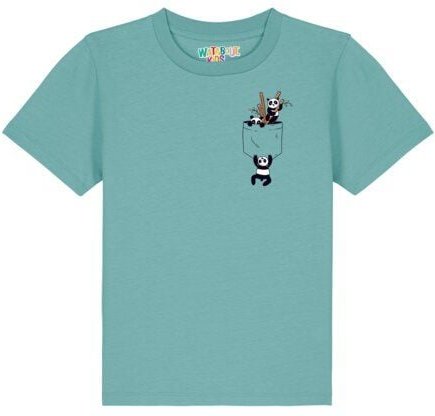 watabout.kids T-Shirt Kinder Pocket Pandas