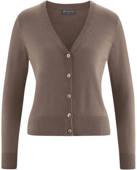 Hempage Damen Strickjacke kurz Hanf/Bio-Baumwolle