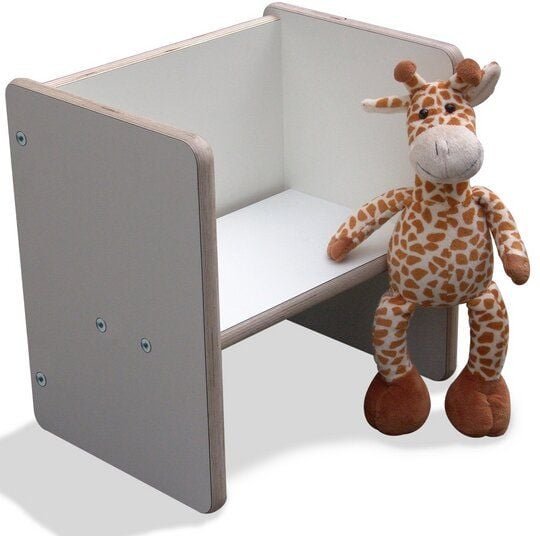 Die Schreiner Christoph Siegel Kinder Wendehocker 2mount"" - weiss - zum selbst zusammen bauen