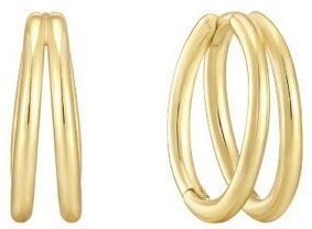 Eppi Doppelte Creolen aus Silber Lauma