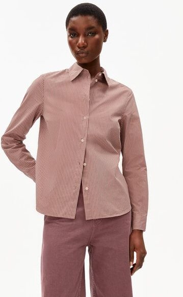 Thumbnail - ARMEDANGELS LOUILAA STRIPED Damen Bluse aus Bio-Baumwolle