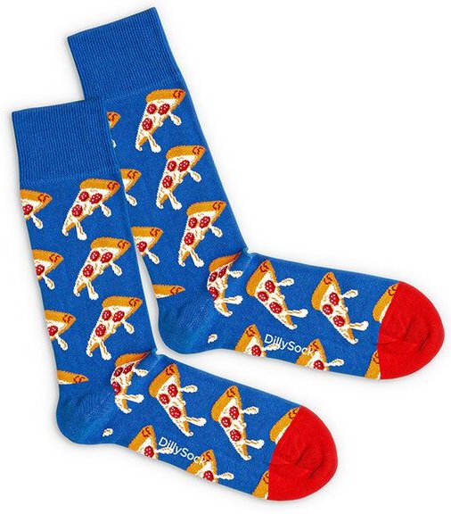 DillySocks Pizza Socken aus Biobaumwoll-Mix