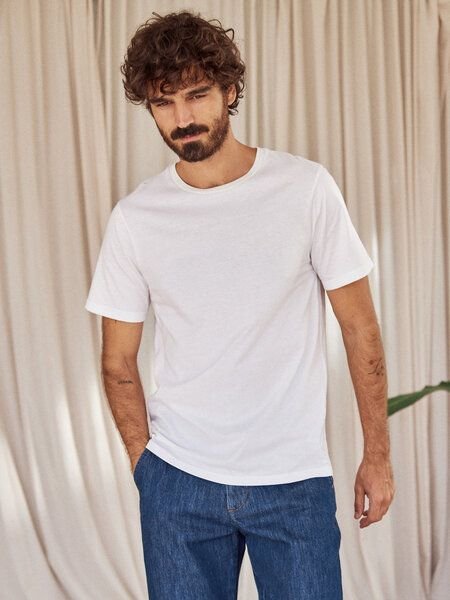 TWOTHIRDS Basic Shirt Vegan "Monothaki" aus Bio-Baumwolle