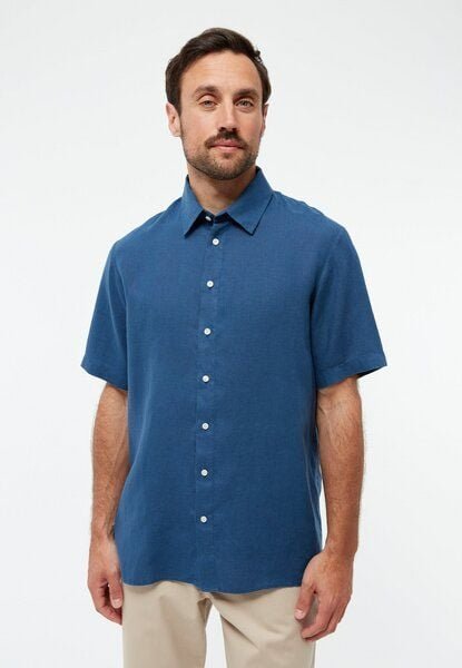 Givn Berlin Kurzarmhemd GBKODA aus Leinen