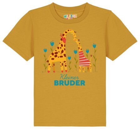 watabout.kids T-Shirt Kinder Giraffe Kleiner Bruder