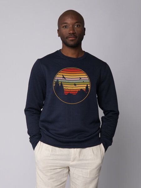 watapparel Sweatshirt Unisex Sunset Berge & Tannen