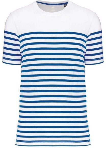 YTWOO Nachhaltiges Herren-T-Shirt mit Rundhalsausschnitt im Marine-Stil