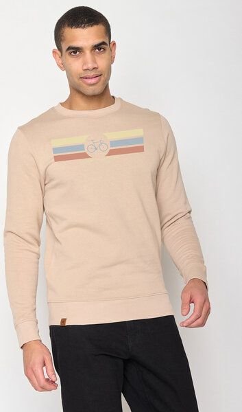 GREENBOMB Bike Discover Wild - Bequemes Sweatshirt aus Bio-Baumwolle / hochwertiger Print / GOTS / Fair & Vegan