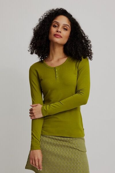 TRANQUILLO Henley-Shirt aus Tencel (W25BAS11)