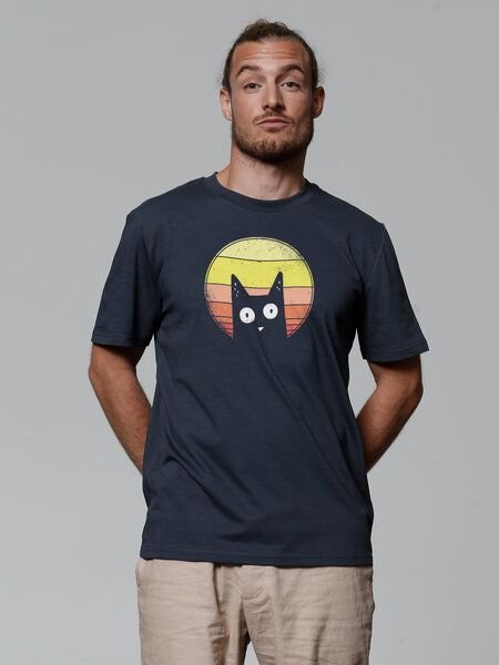 watapparel T-Shirt Unisex Sunset Cat
