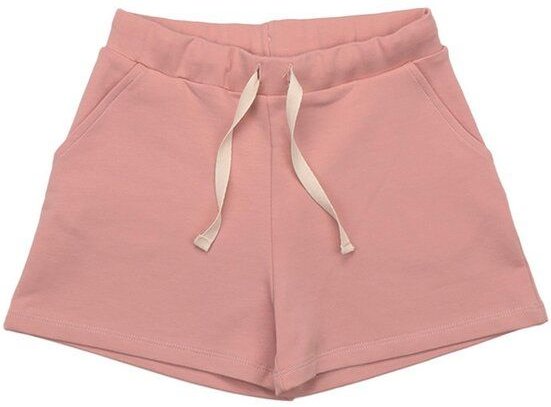 Kinder Shorts GOTS zertifiziert – Bio-Baumwolle, Rosa, elastischer Bund mit Kordel, weich & bequem, vielseitig kombinier...