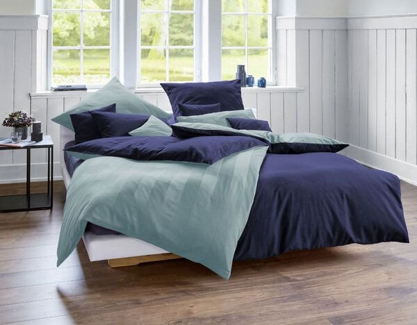 Cotonea Bio Edel-Biber/Satin-Wendebettwäsche Tandem