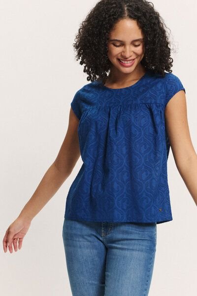 TRANQUILLO Bluse in Batist Optik Lunaa aus Bio-Baumwolle (1180008)
