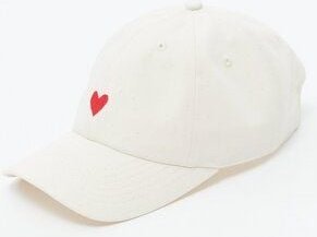 Givn Berlin Dad Cap GBTIM (HEART) aus Bio-Baumwolle mit Stickerei