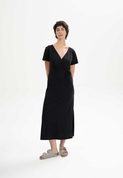 V-Neck Kleid lang SHREOSHI | von MELA | Fairtrade & GOTS zertifiziert