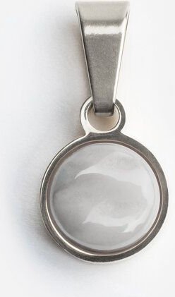 ALEXASCHA Kettenanhänger aus Glas | Mix & Match Charms | Silber