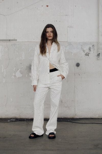 IVA RYCH Jeans in weiß I Deadstock