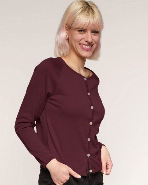 Alma & Lovis Leichter Feinstrick-Cardigan aus reiner Bio-Baumwolle | Cotton Cardigan