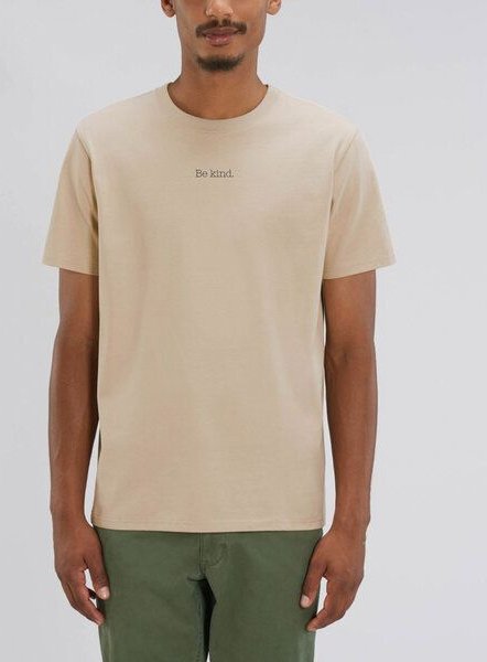 Human Family Bio Herren Rundhals T-Shirt "Be kind"