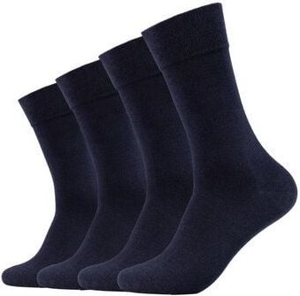 camano 4 Paar Premium Socken ohne Gummidruck Biobaumwolle
