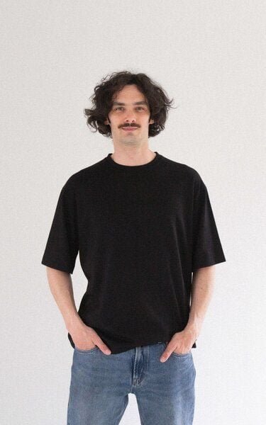 Kopyto MAKAK Oversize Herren Boxy T-Shirt aus 100 % ethischer Merinowolle