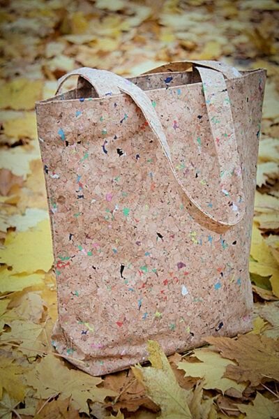 BY COPALA Tote Bag - Vegan, Einkaufstasche aus recyceltem Kork. Cork Bag