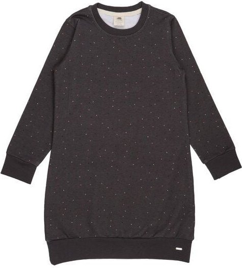 Kinder Kleid GOTS zertifiziert – Grau, Langarm, weich & bequem | von Walkiddy