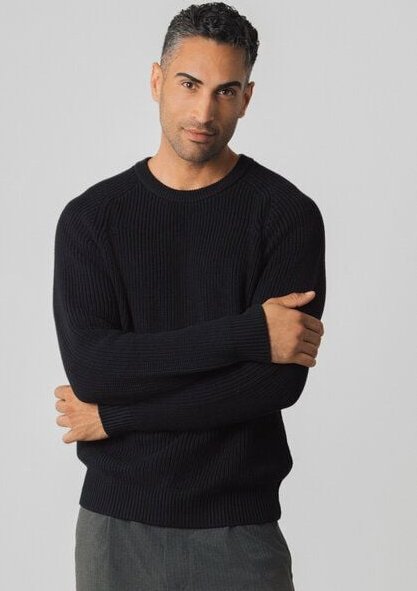 Honest Basics Herren Heavy Knit Pullover