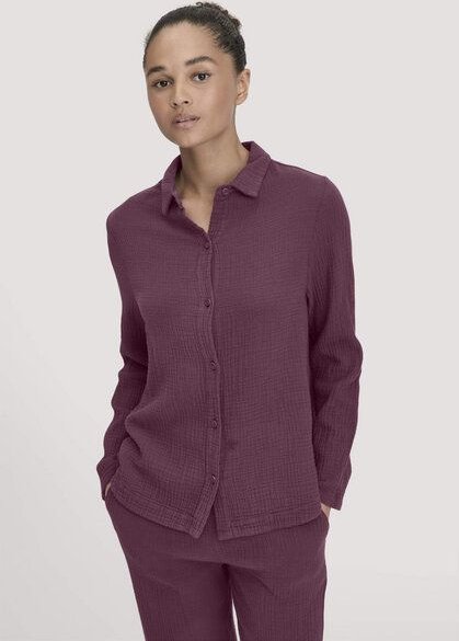 hessnatur Musselin Shirt Relaxed PURE COMFORT aus reiner Bio-Baumwolle