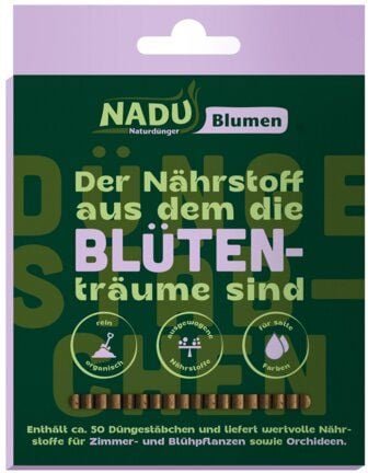 NADU Naturdünger Organische Blumen Düngestäbchen