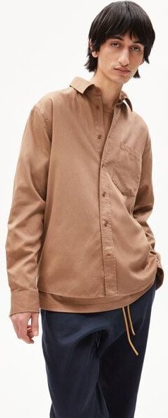 ARMEDANGELS SKJORTAA - Herren Hemd Relaxed Fit aus TENCEL Lyocell Mix