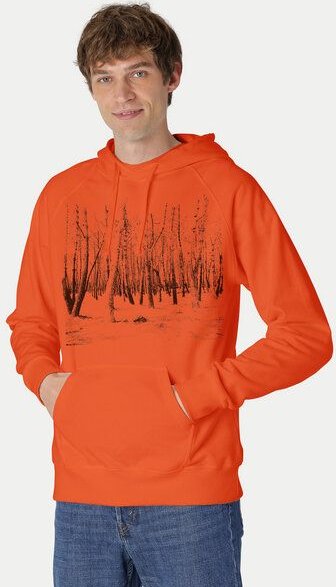 Peaces.bio - handbedruckte Biomode Hoodie Woodland Herren